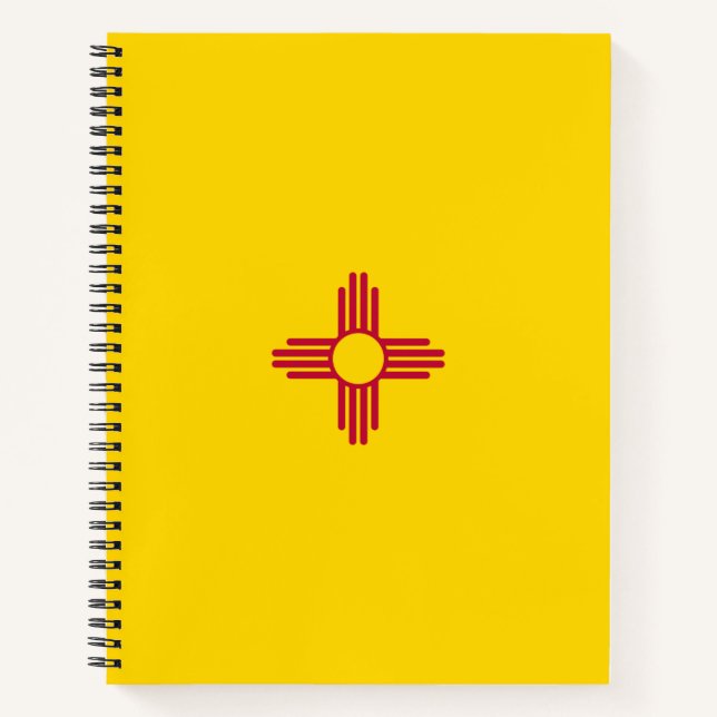 Flag New Mexico (US-Staat) Notizbuch (Vorderseite)