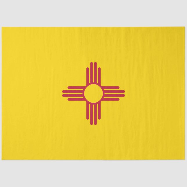 Flag New Mexico (US-Staat) Seidenpapier (Vorderseite)