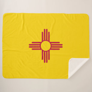 Flag New Mexico (US-Staat) Sherpadecke