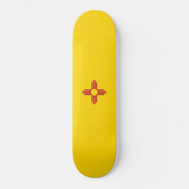 Flag New Mexico (US-Staat) Skateboard