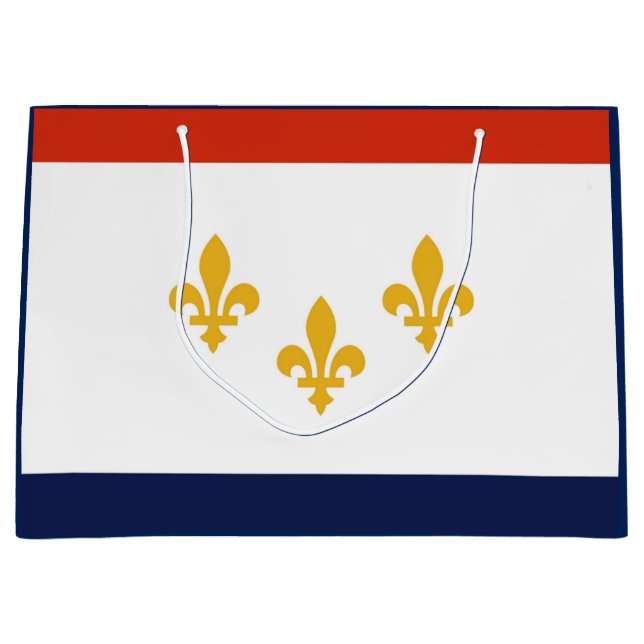 Flag New Orleans Geschenktasche Große Geschenktüte (Vorderseite)