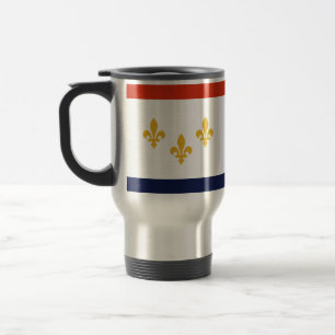 Flag New Orleans, Louisiana Travel Mug Reisebecher