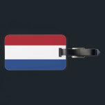 Flag Niederlande Gepäckmarke mit Ledergurt Gepäckanhänger<br><div class="desc">Flag Niederlande Gepäckmarke mit Ledergurt</div>