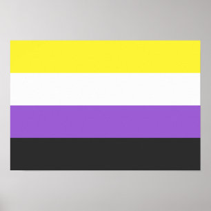 Flag "Non-Binary Pride" Poster