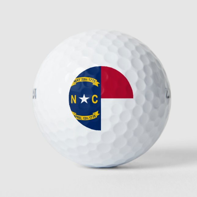 Flag North Carolina Golfball (Vorderseite)