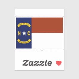 Flag North Carolina Sticker