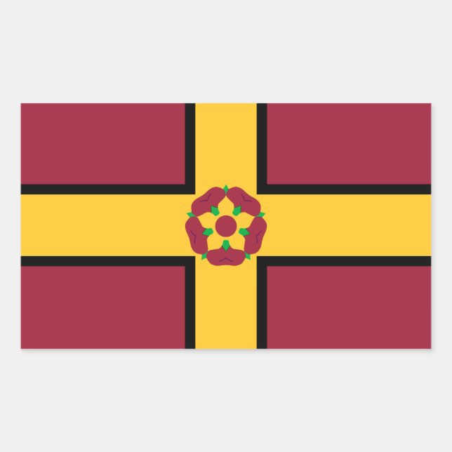 Flag Northamptonshire-rechteckiger Aufkleber (Vorderseite)