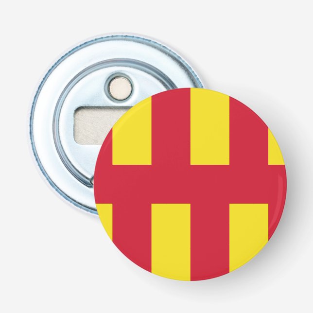 Flag Northumberland Flaschenöffner (Vorderseite)