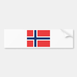 Flag Norwegen Autoaufkleber