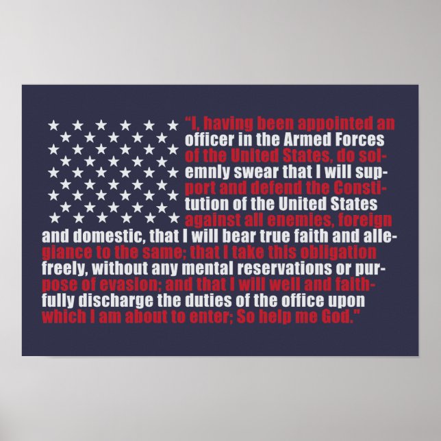 Flag Oath Commission Poster (Vorne)