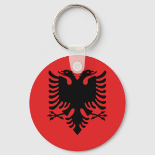 Flag of Albania - Flamuri Kombëtar - Albanian Flag Schlüsselanhänger