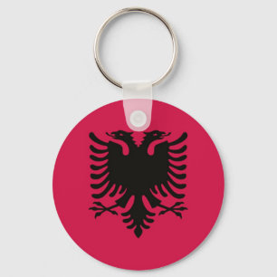 Flag of Albania Schlüsselanhänger