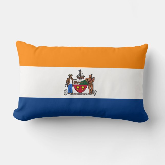 Flag of Albany, New York Lendenkissen (Vorderseite)