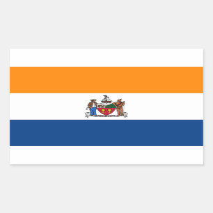 Flag of Albany, New York Rechteckiger Aufkleber