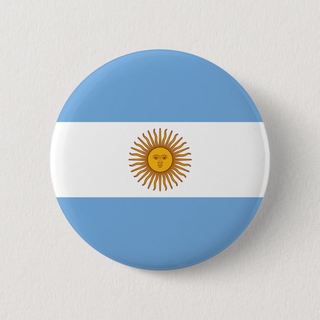 Flag of Argentina - Bandera Button (Vorderseite)