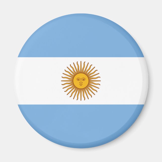 Flag of Argentina - Bandera Magnet (Vorne)