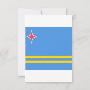 Flag Of Aruba Save The Date