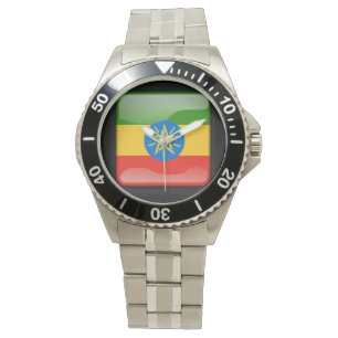 Flag_of_Äthiopien Armbanduhr