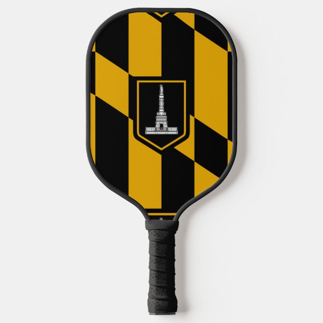 Flag of Baltimore, Maryland Pickleball Schläger (Vorderseite)