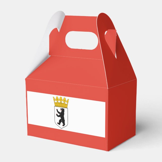 Flag of Berlin Favor Box Geschenkschachtel (Vorderseite)