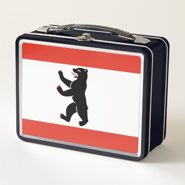 Flag of Berlin Metal Lunch Box (Vorderseite)