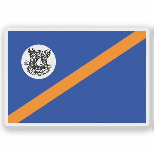 Flag of Bophuthatswana, Republic of South Africa Aufkleber (Vorderseite)