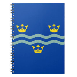 Flag of Cambridgeshire (UK Landkreis) Notebook Notizblock