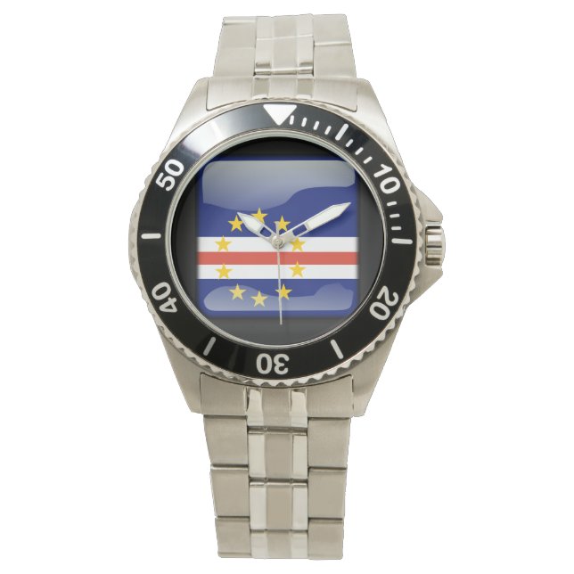 Flag_of_Cape_Verde Armbanduhr (Vorderseite)