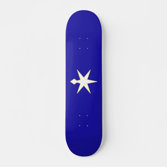 Flag of Chiba Prefecture, Japan Skateboard (Vorne)