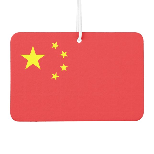 Flag of China Autolufterfrischer (Vorderseite)