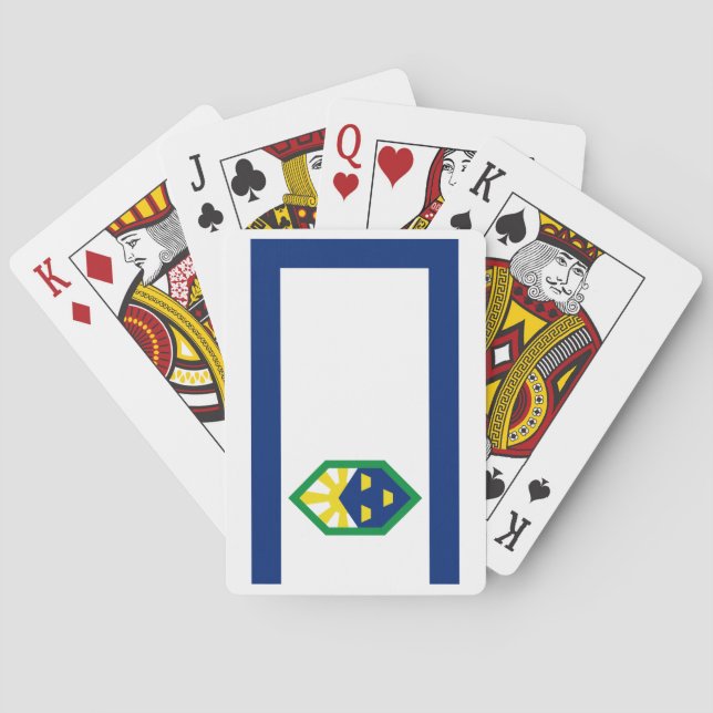 Flag of Colorado Springs, Colorado Spielkarten (Rückseite)