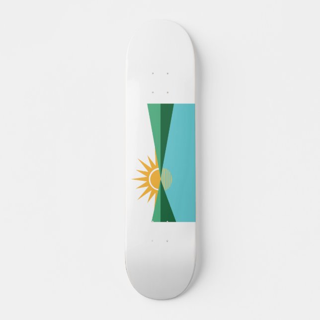Flag of Coral Springs, Florida Skateboard (Vorne)