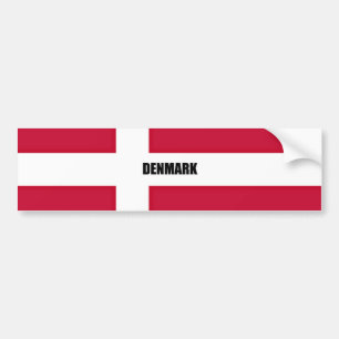 Flag of Denmark Autoaufkleber