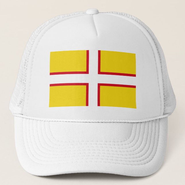 Flag of Dorset Hat Truckerkappe (Vorderseite)