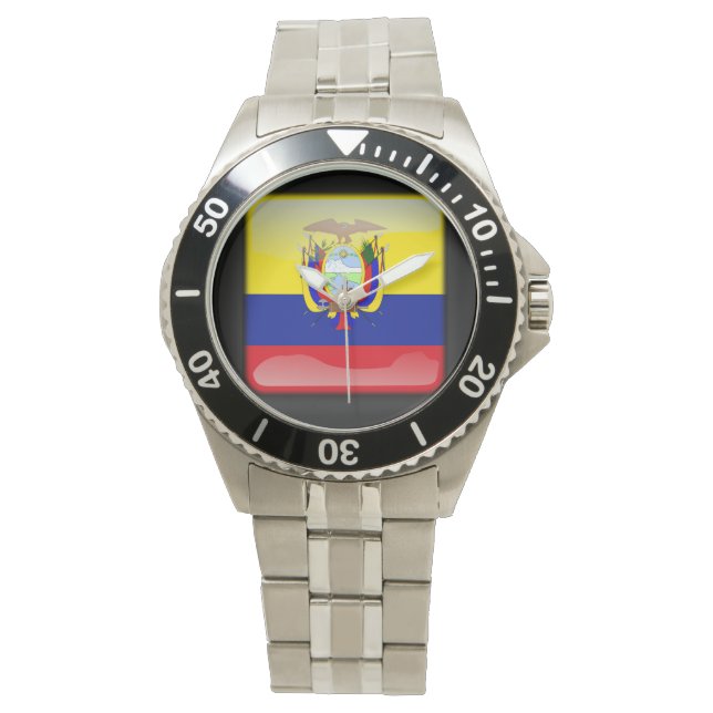 Flag_of_Ecuador Armbanduhr (Vorderseite)