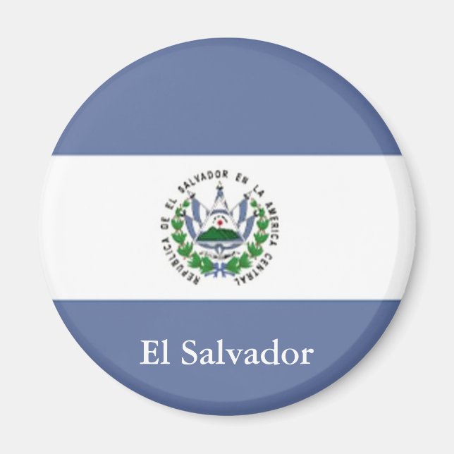 Flag of El Salvador Magnet (Vorne)