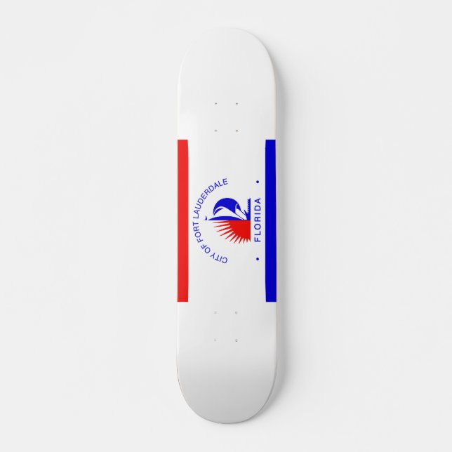 Flag of Fort Lauderdale, Florida Skateboard (Vorne)