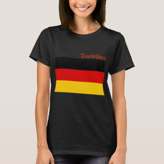 Flag of Germany custom-cut T-Shirt
