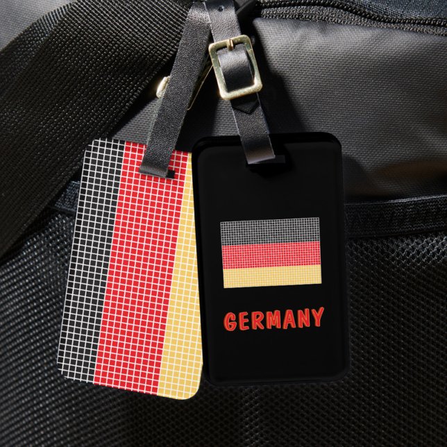 Flag of Germany Luggage Tag Gepäckanhänger (Von Creator hochgeladen)