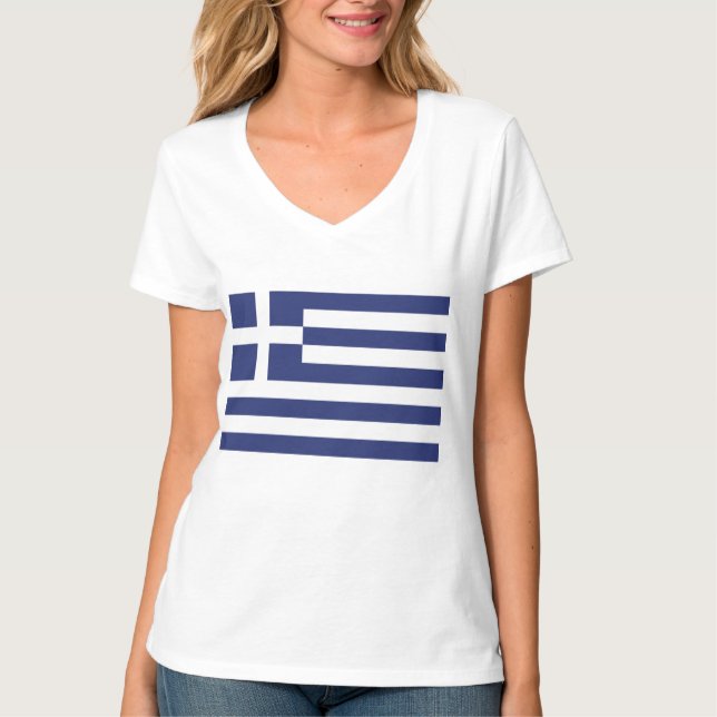 Flag of Greece T-Shirt (Vorderseite)