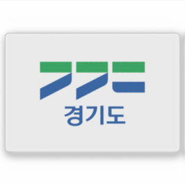 Flag of Gyeonggi Province, South Korea Aufkleber
