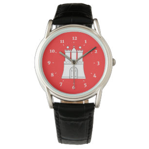 Flag of Hamburg Watch Armbanduhr