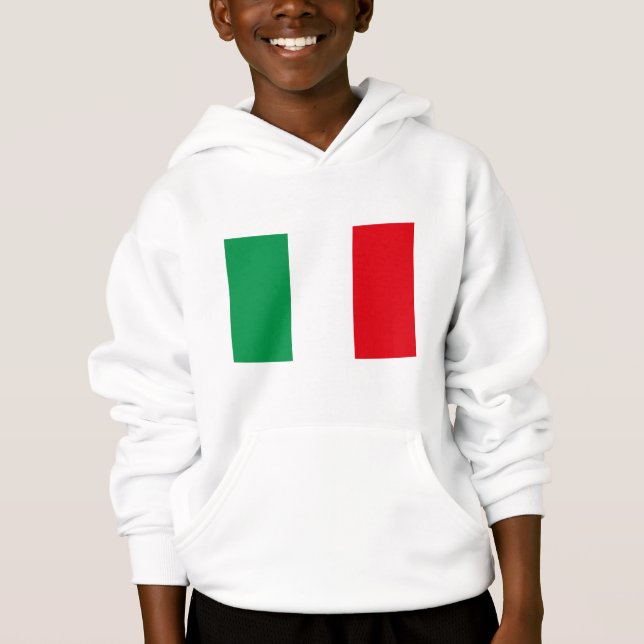 Flag of Italy Hoodie (Vorderseite)