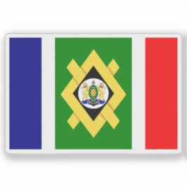 Flag of Johannesburg, the Republic of South Africa Aufkleber