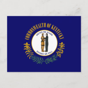 Flag of Kentucky Postkarte