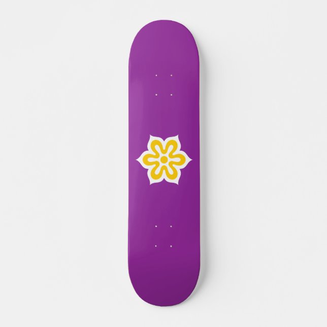 Flag of Kyoto Prefecture, Japan Skateboard (Vorne)