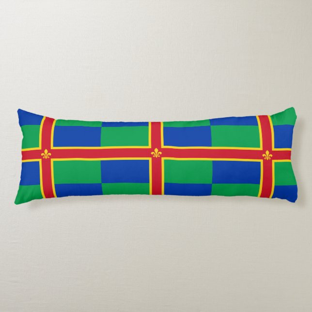 Flag of Lincolnshire Body Pillow Seitenschläferkissen (Vorderseite)