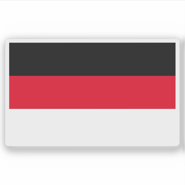 Flag of Memmingen, Germany Aufkleber (Vorderseite)