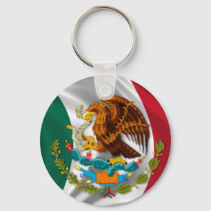 Flag of Mexico, Coat of Arms Schlüsselanhänger