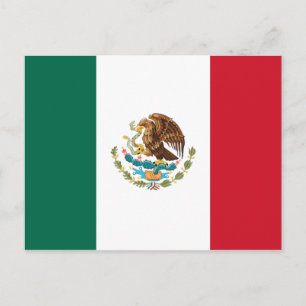 Flag of Mexico Postkarte